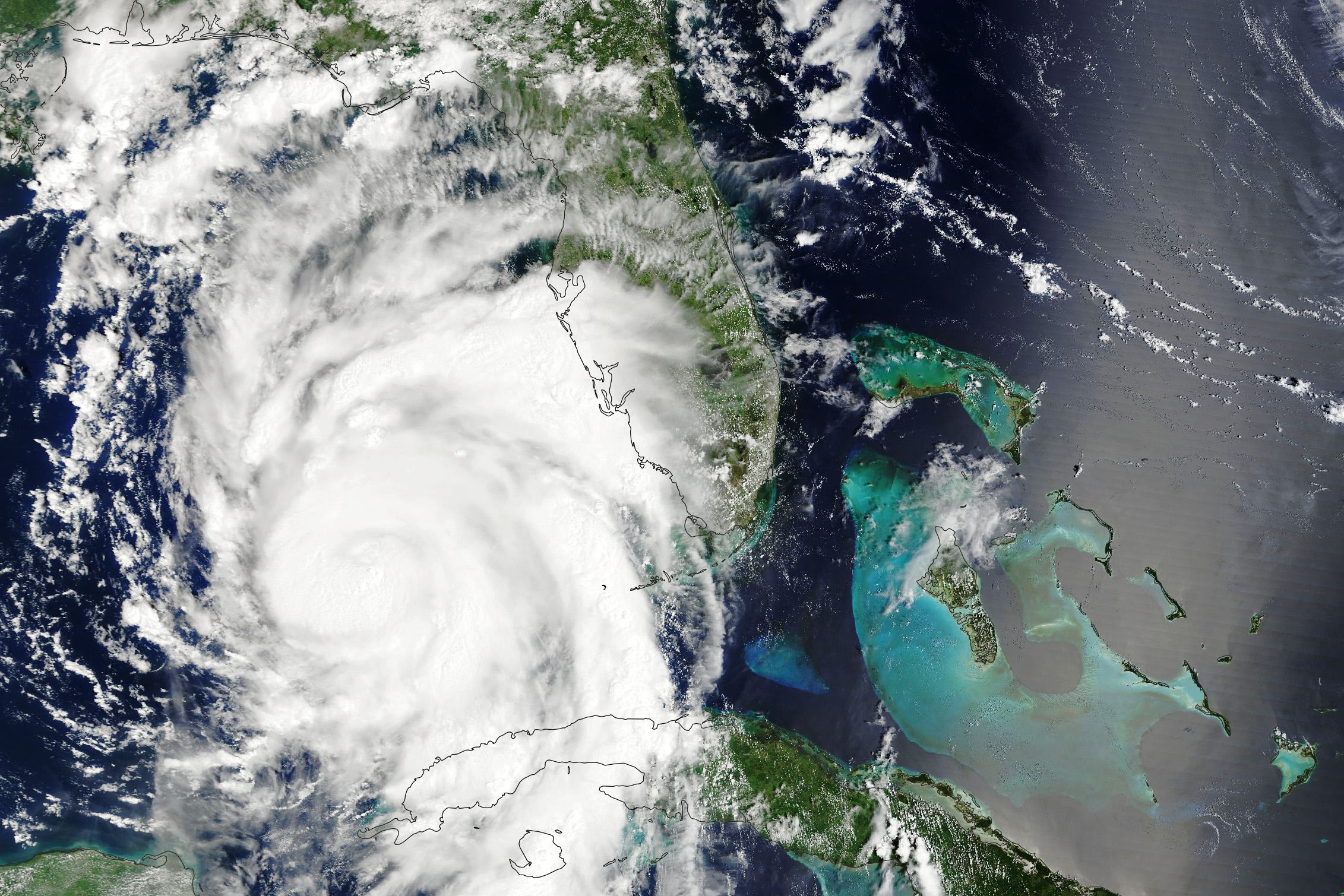 Terrifying Video of Hurricane Idalia From Space Reveals Size of Storm ...