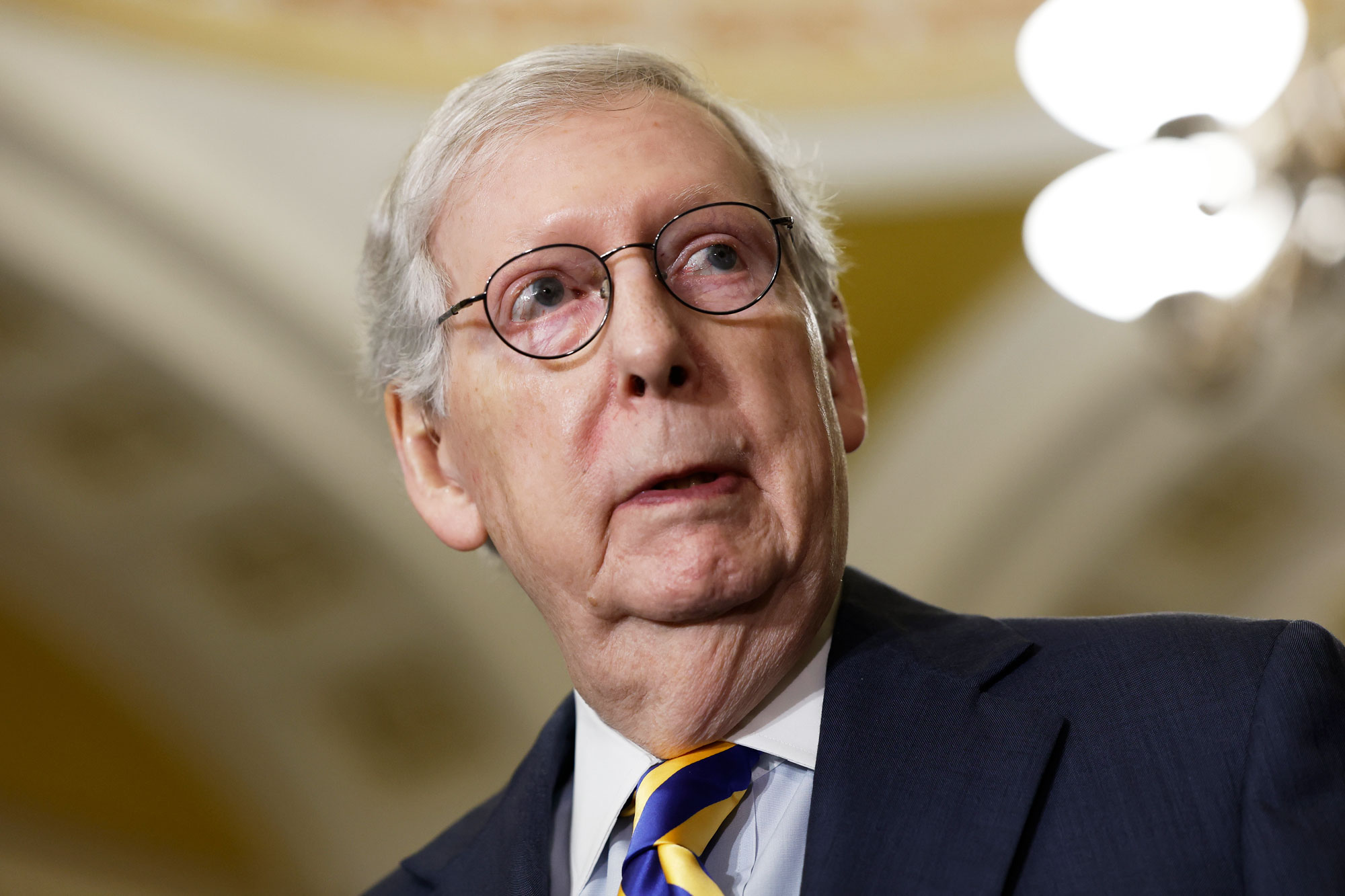 Republicans Turn Against Mitch McConnell After He Freezes Mid Question