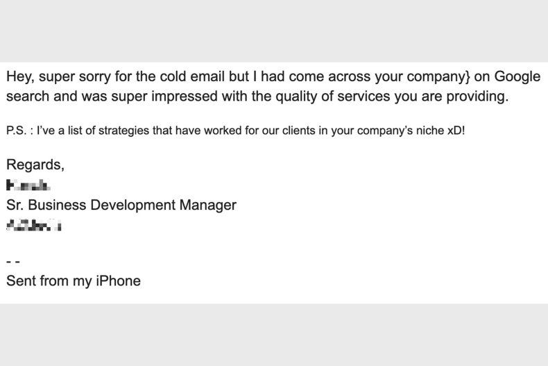 Sales Email Approaches: Lack of Confidence