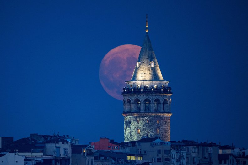 Super Blue Moon Over Turkey