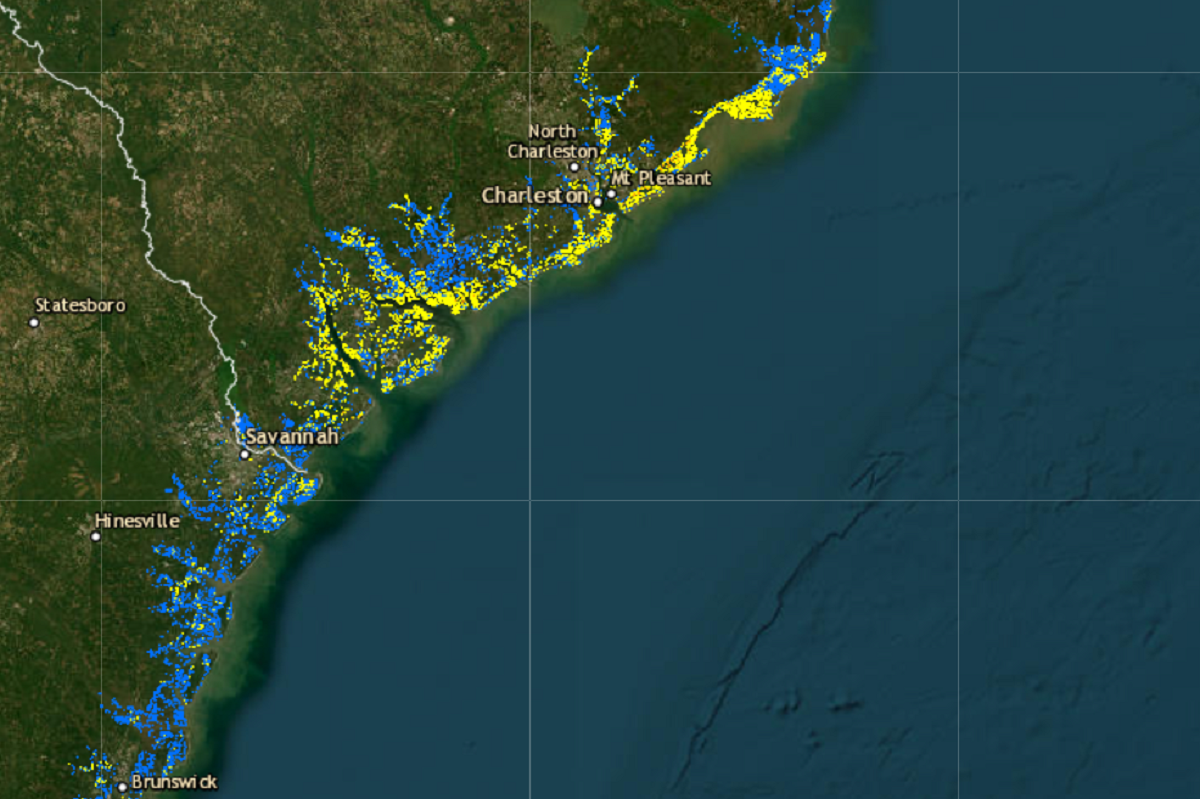 Hurricane Idalia Tracker Maps Show Flood Risk As Carolina Impacts ...