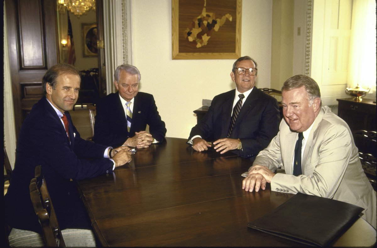 Joe Biden with  Robert C. Byrd