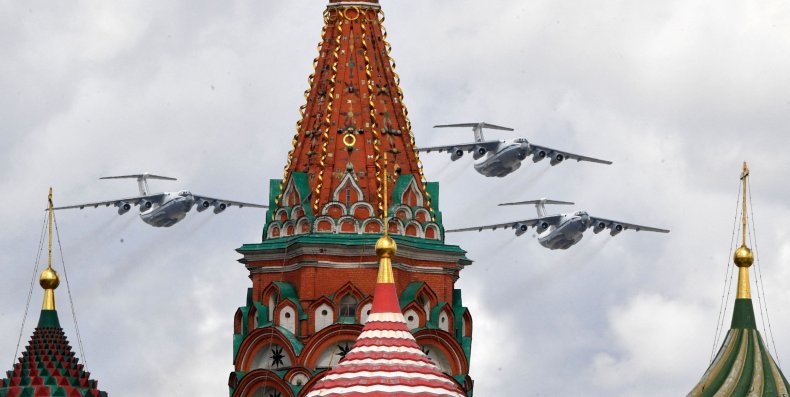 Russian Ilyushin Il-76 planes