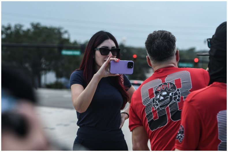 Laura Loomer confronting Neo Nazis