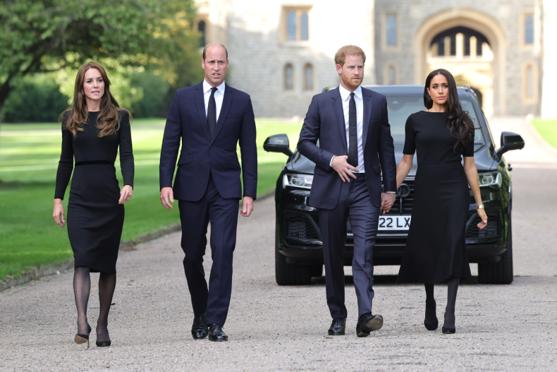 Kate, William, Harry and Meghan at Windsor