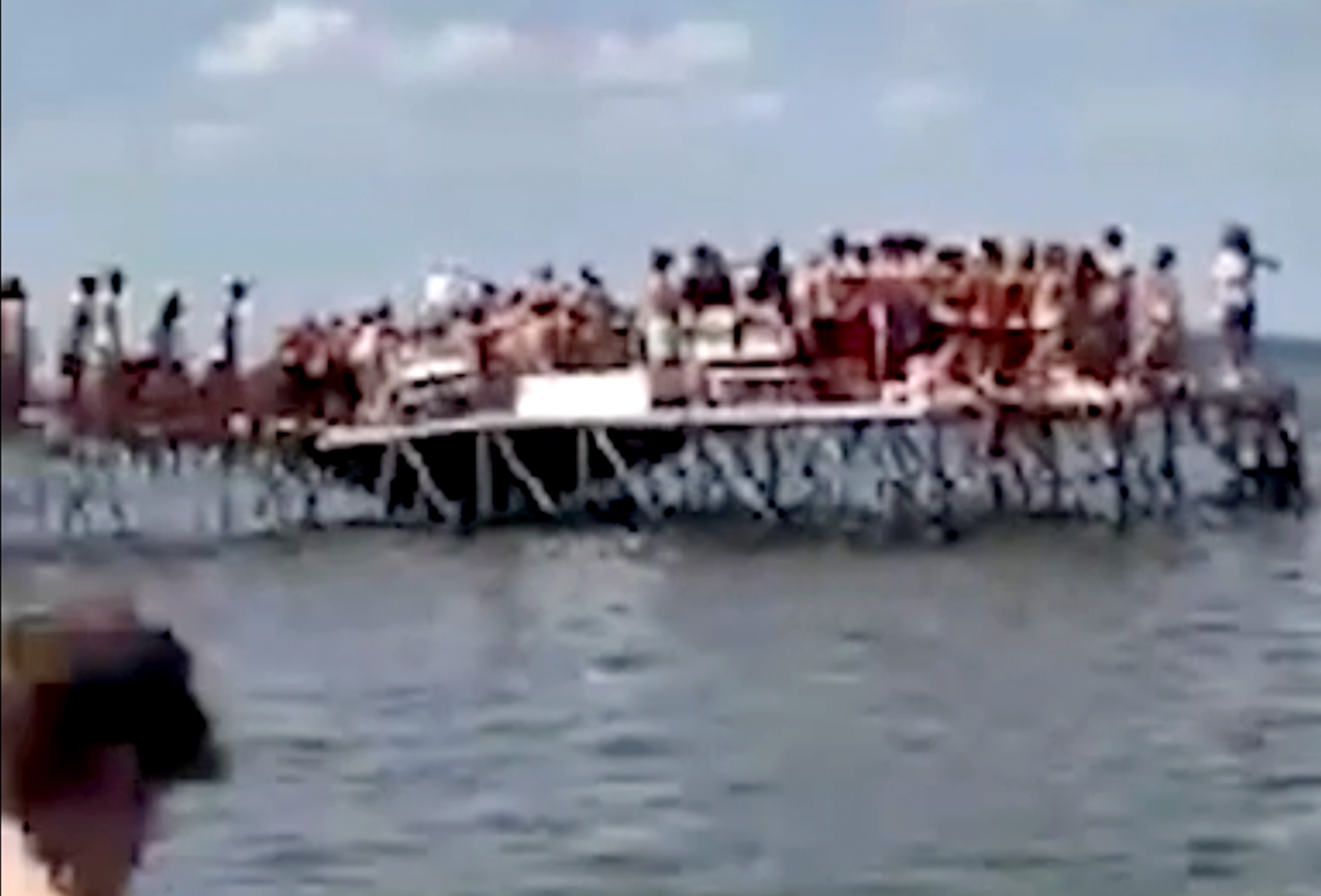 Video Shows Pier Collapsing, Plunging Dozens of Students Into Water