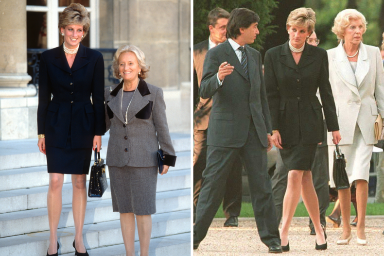Princess Diana in Paris in 1995