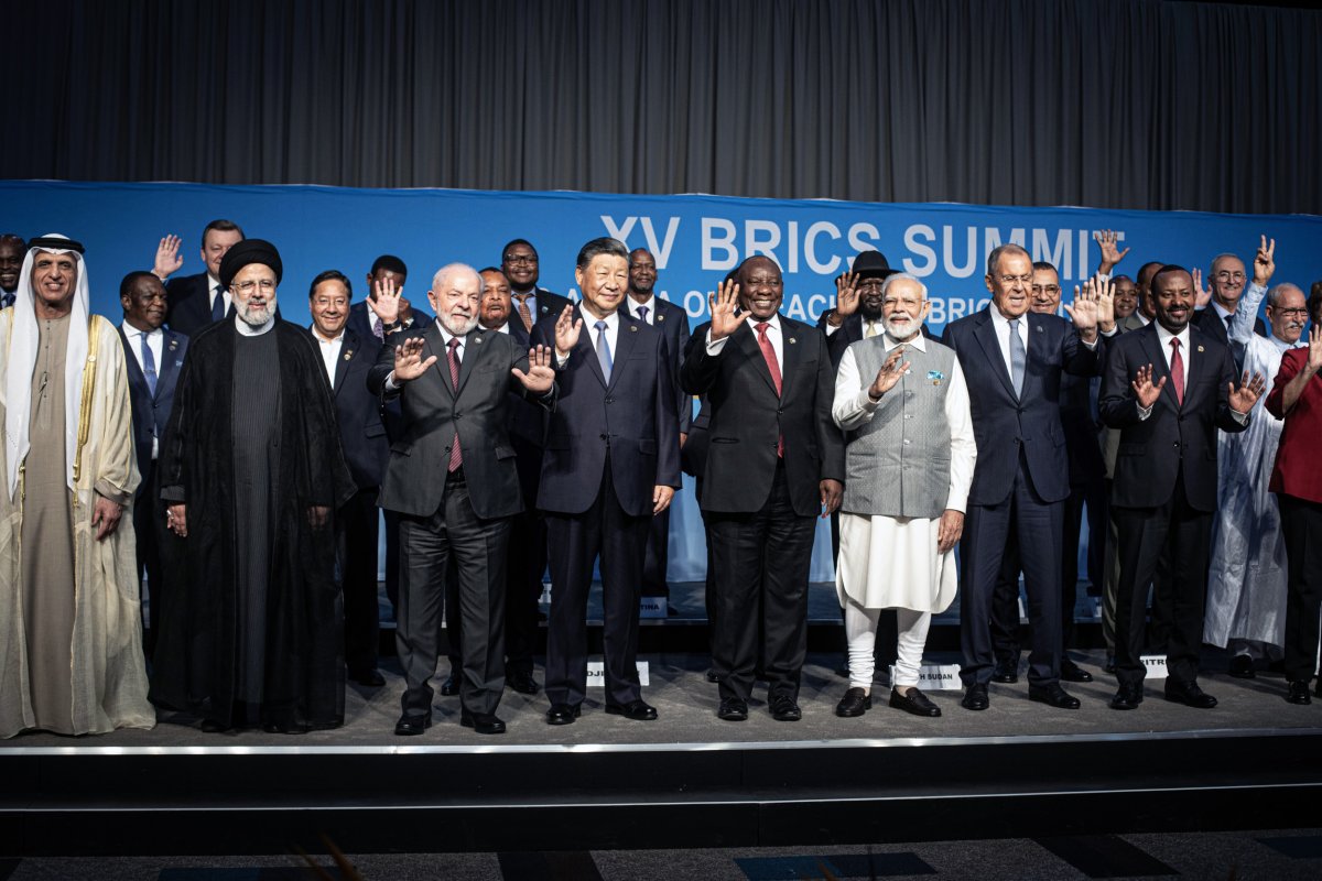 South, Africa, BRICS, 2023, Summit, family, photo