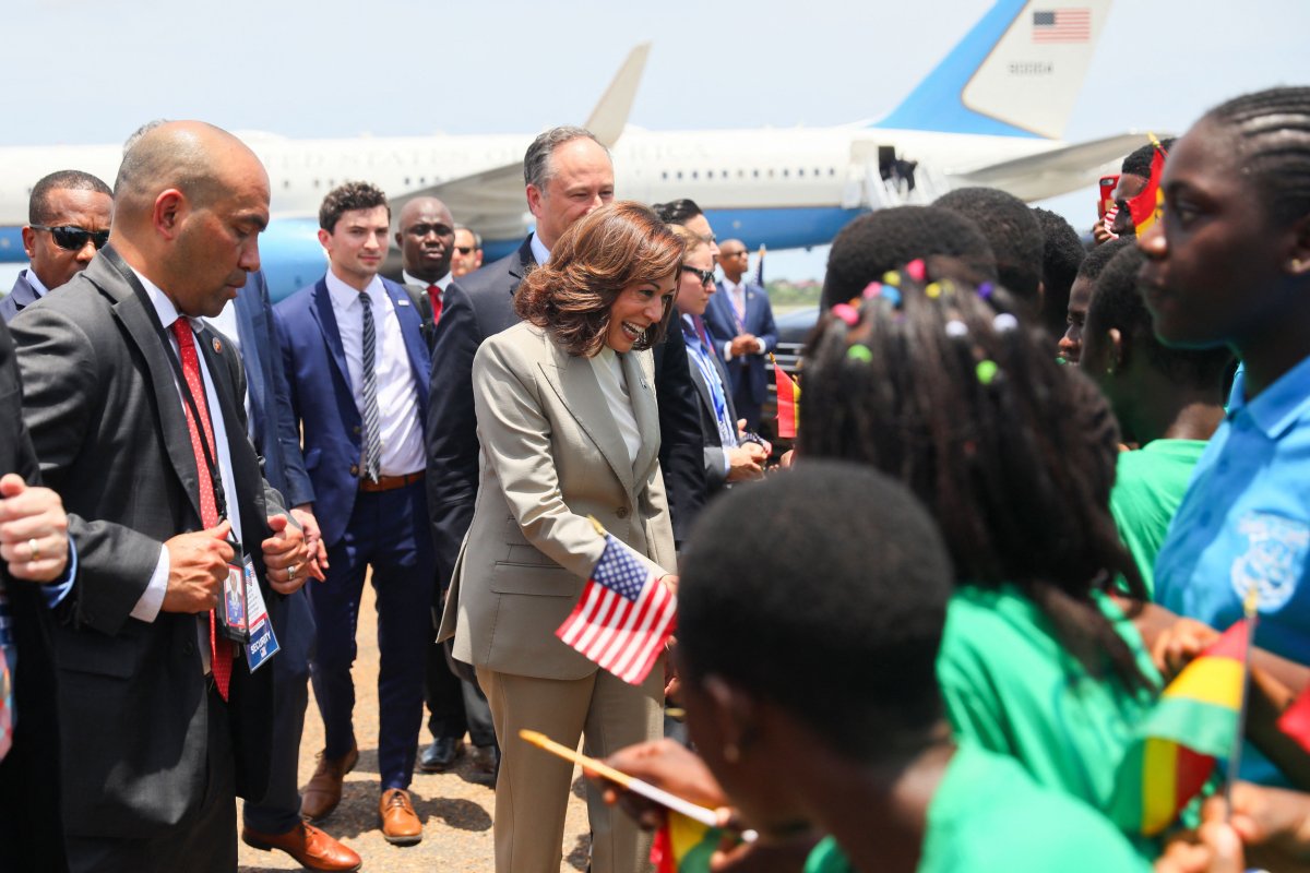 Vice, President, Kamala, Harris, visits, Ghana