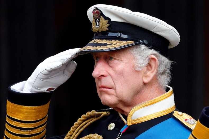 King Charles pays tribute to Queen at funeral