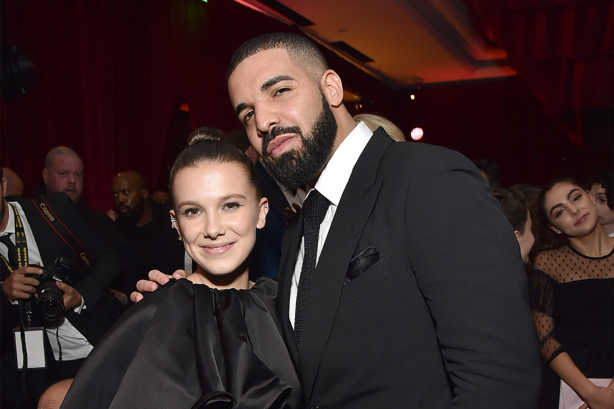 Drake and Millie Bobby Brown in 2018