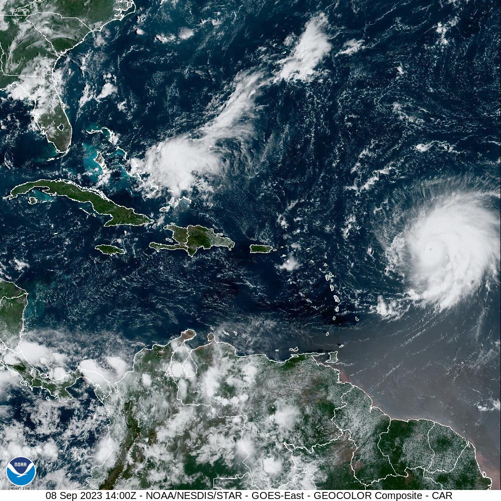 Hurricane Lee Satellite Image 