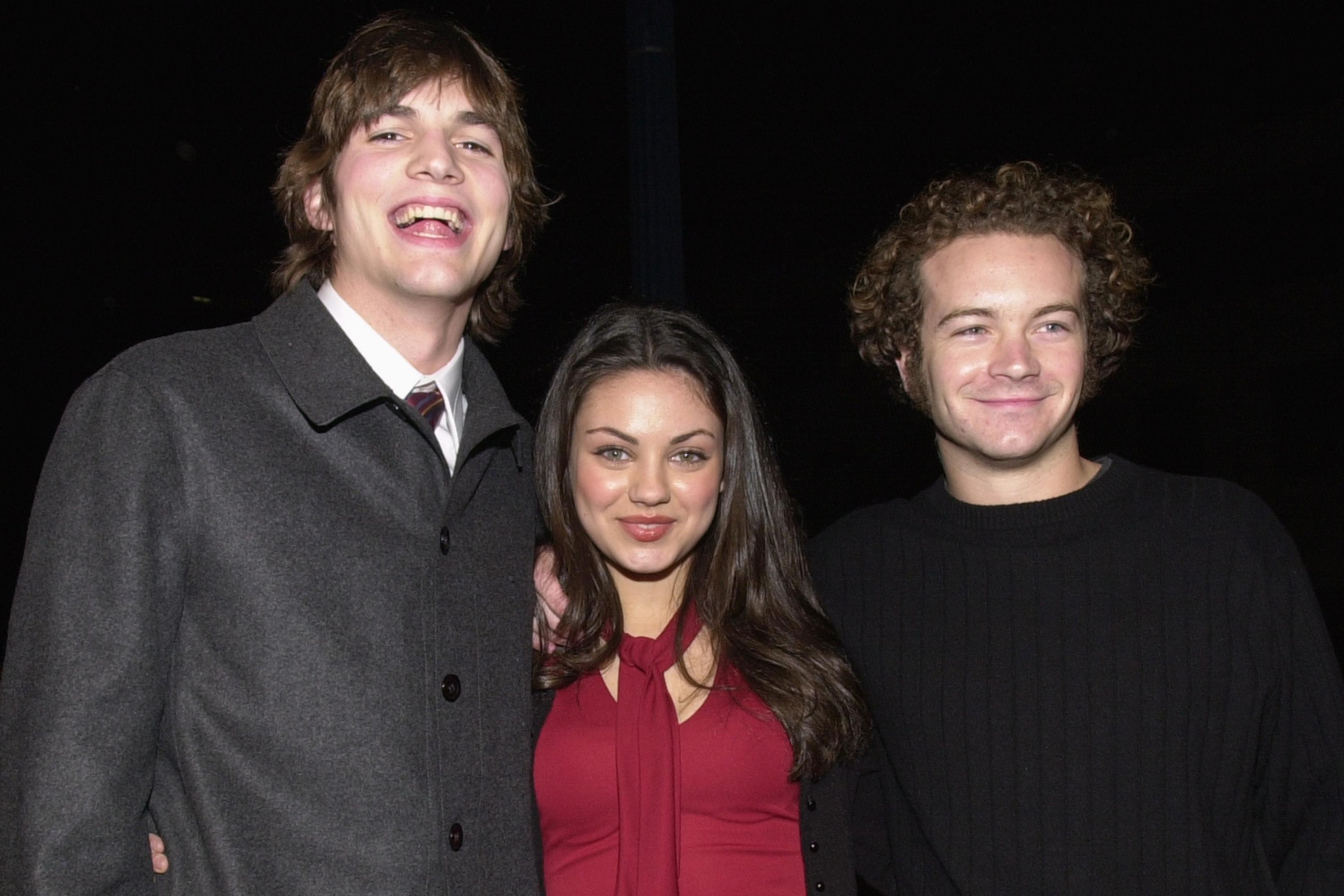 Ashton Kutcher, Danny Masterson Making Bet About Mila Kunis Kiss Resurfaces
