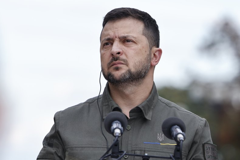 Volodymyr Zelensky speaks in Kyiv Ukraine