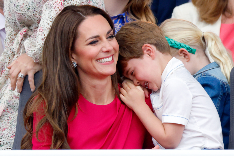 Kate Middleton and Prince Louis