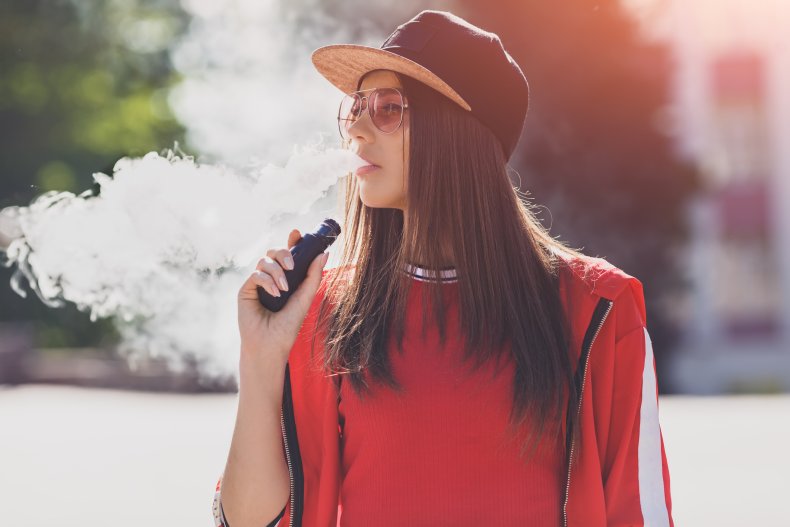 Vaping in teenagers