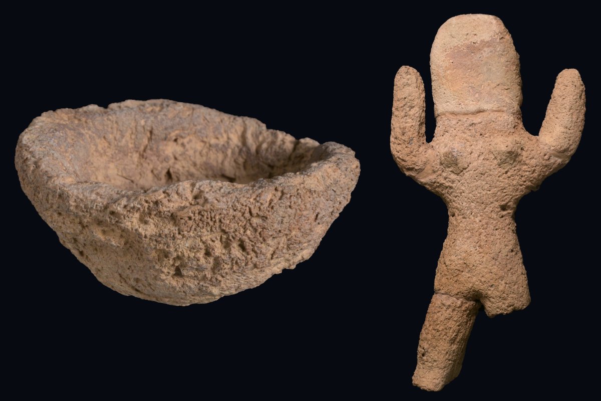 Clay objects used in magical rituals