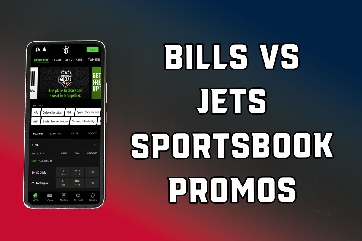 DraftKings Promo Code: Bet $5, Get $200 for Bills vs Jets on Monday Night  Football