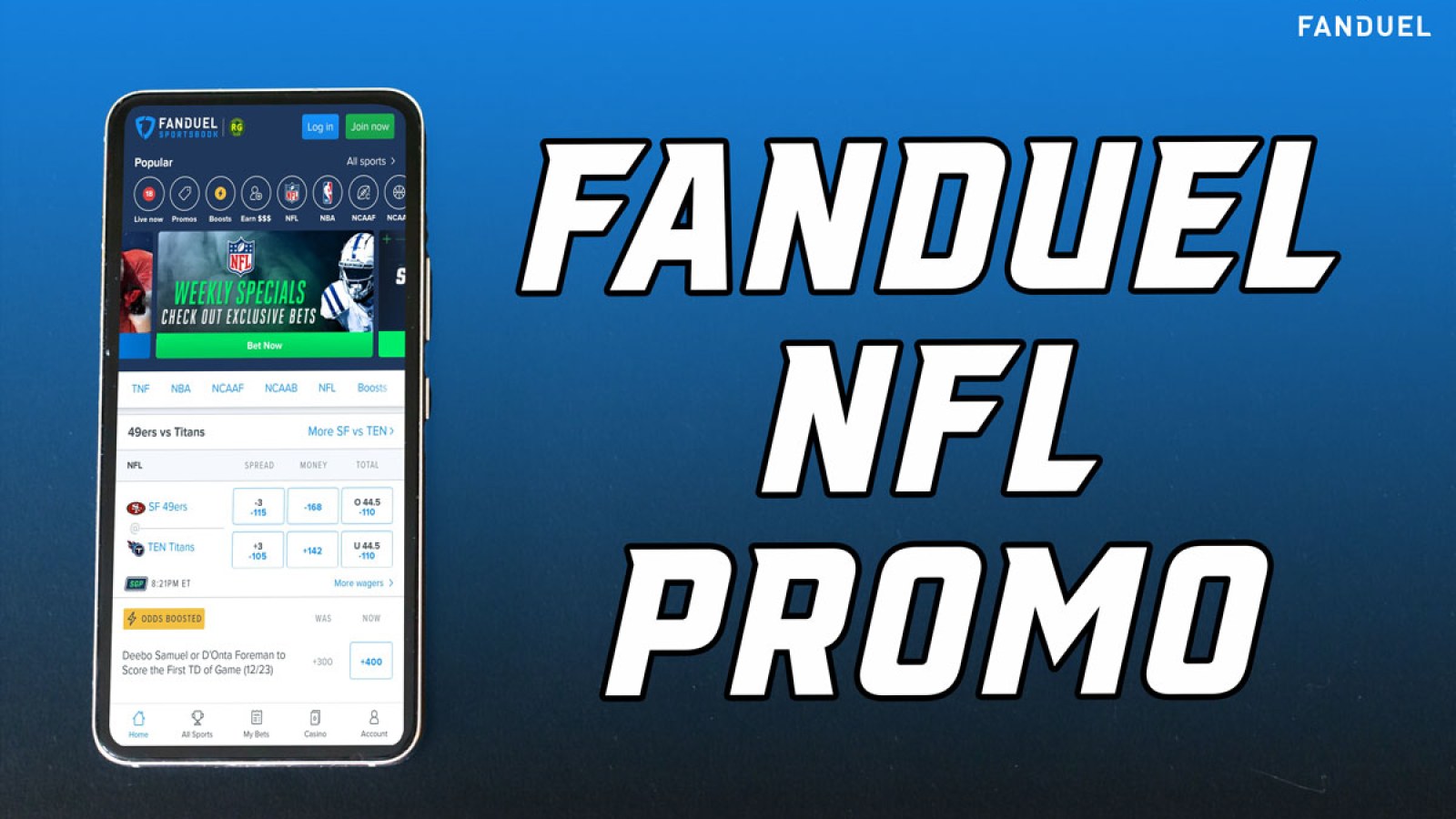 FanDuel Monday Night Football Promo: $200 Bonus for Bills-Jets