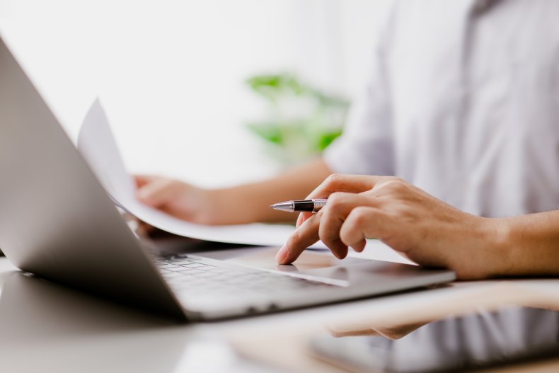man browsing job boards