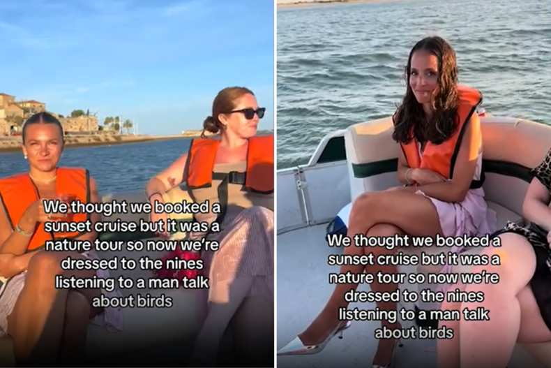 Friends on nature cruise