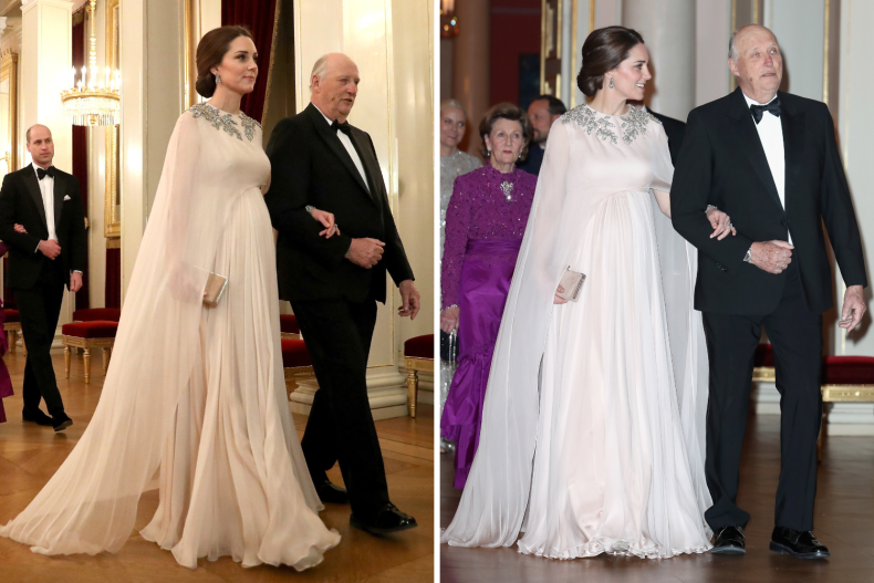 Kate Middleton Alexander McQueen visit Norway 2018