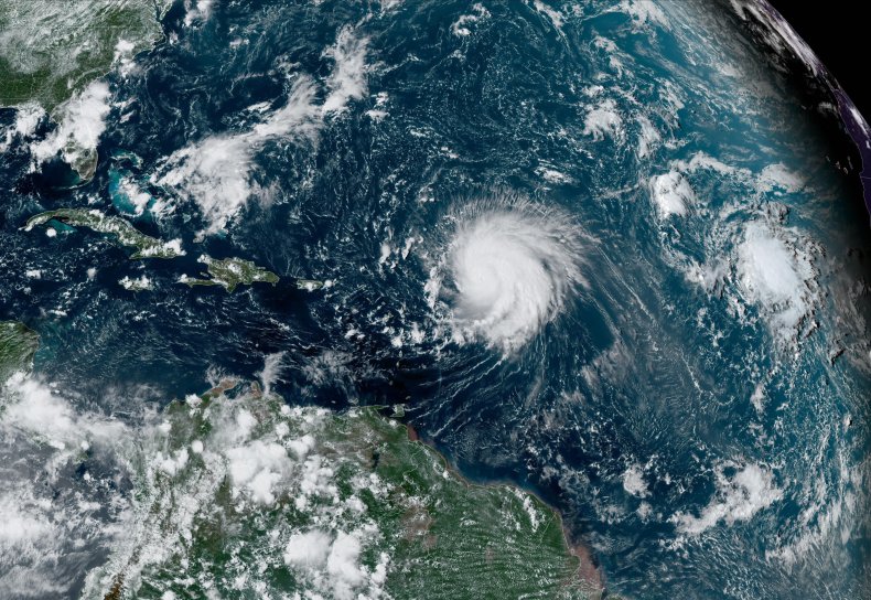 Hurricane Lee crosses the Atlantic Ocean