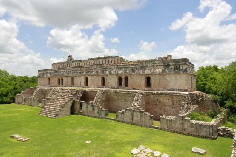 A Maya palace at Kabah