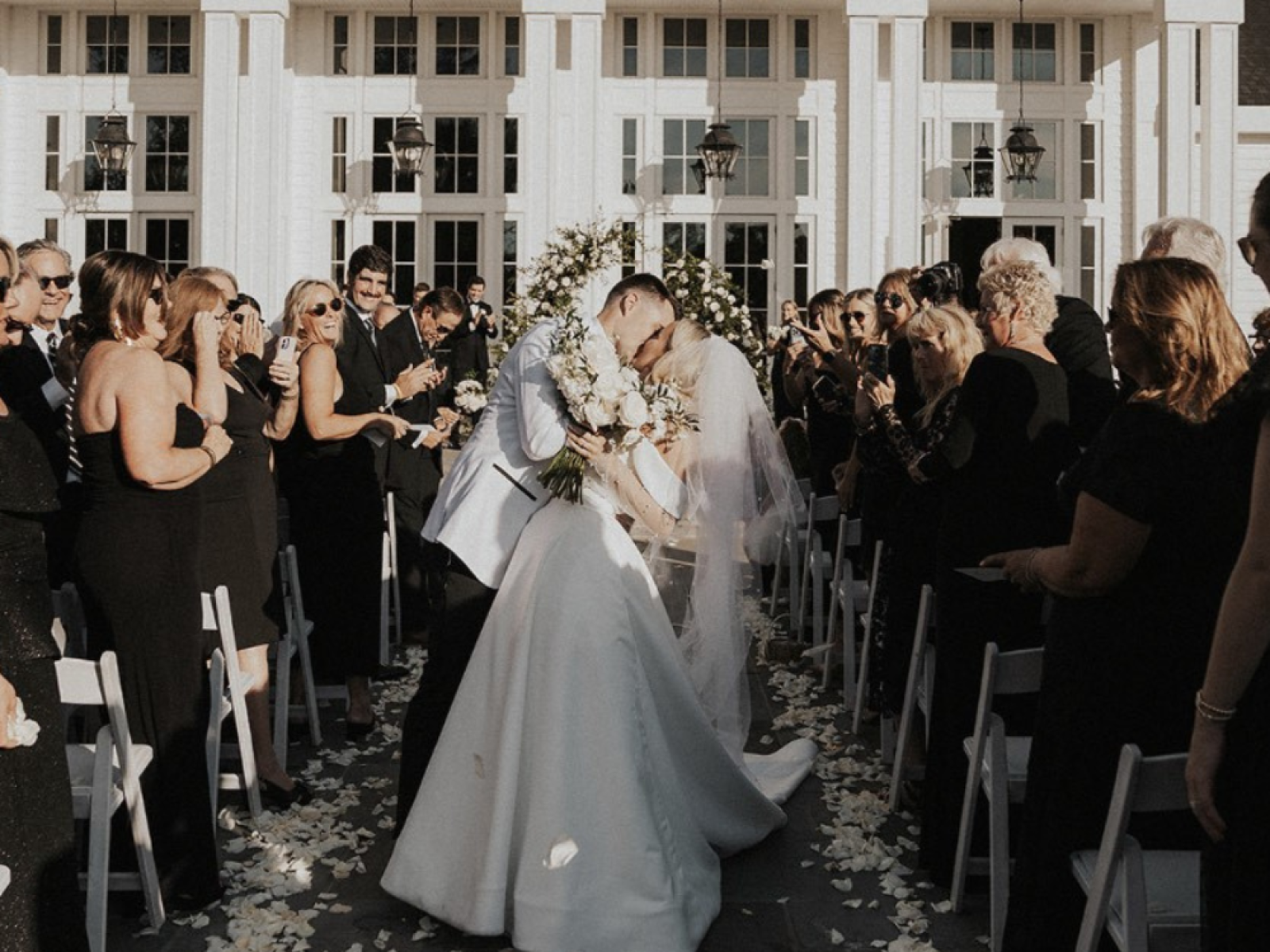 All black wedding hot sale