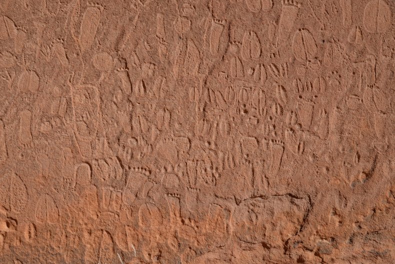 Stone Age rock art in Namibia