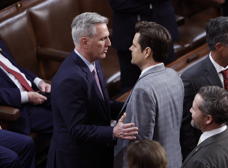Matt Gaetz Kevin McCarthy Lying Dead Dog