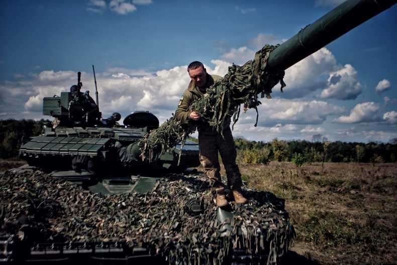 Ukrainian soldier
