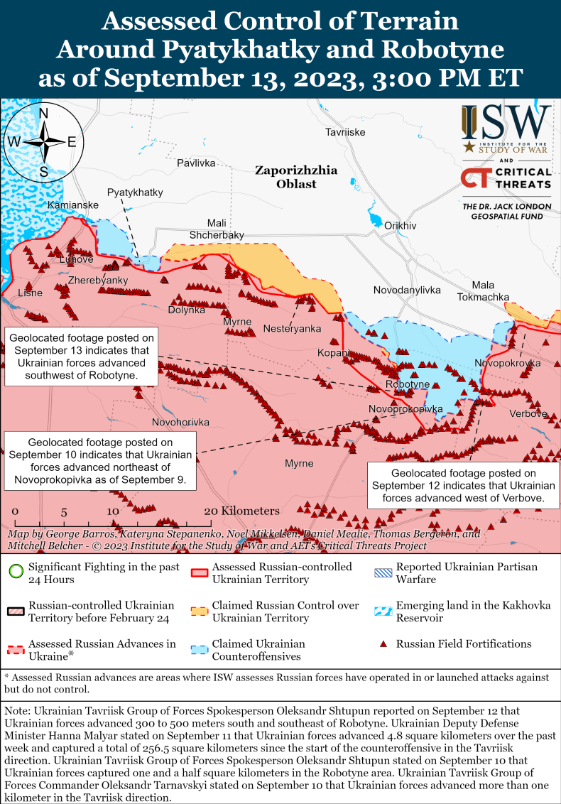Institute for the Study of war map