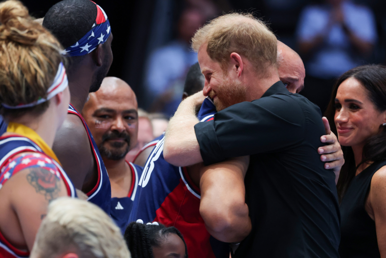 Prince Harry and Invictus Games Veterans