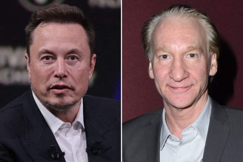 Elon Musk and Bill Maher
