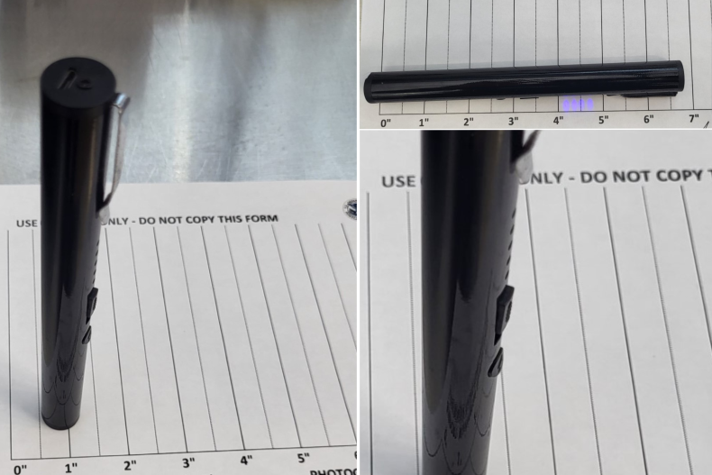 Close-up of pen