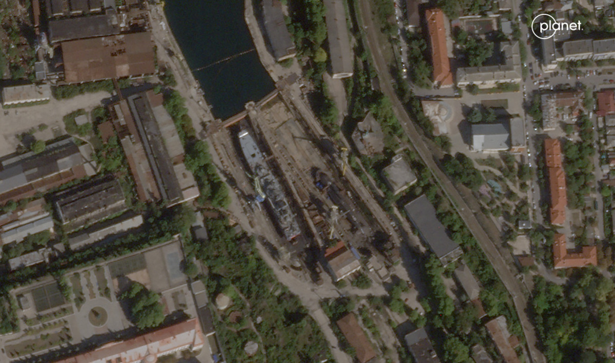 Satellite Images Reveal Aftermath Of 'Storm Shadow' Hit On Crimea ...