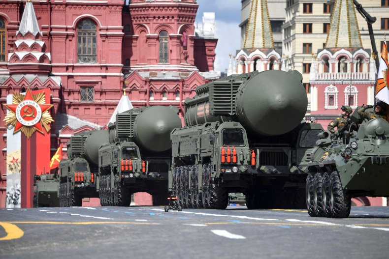 Russian Yars intercontinental ballistic missile launchers