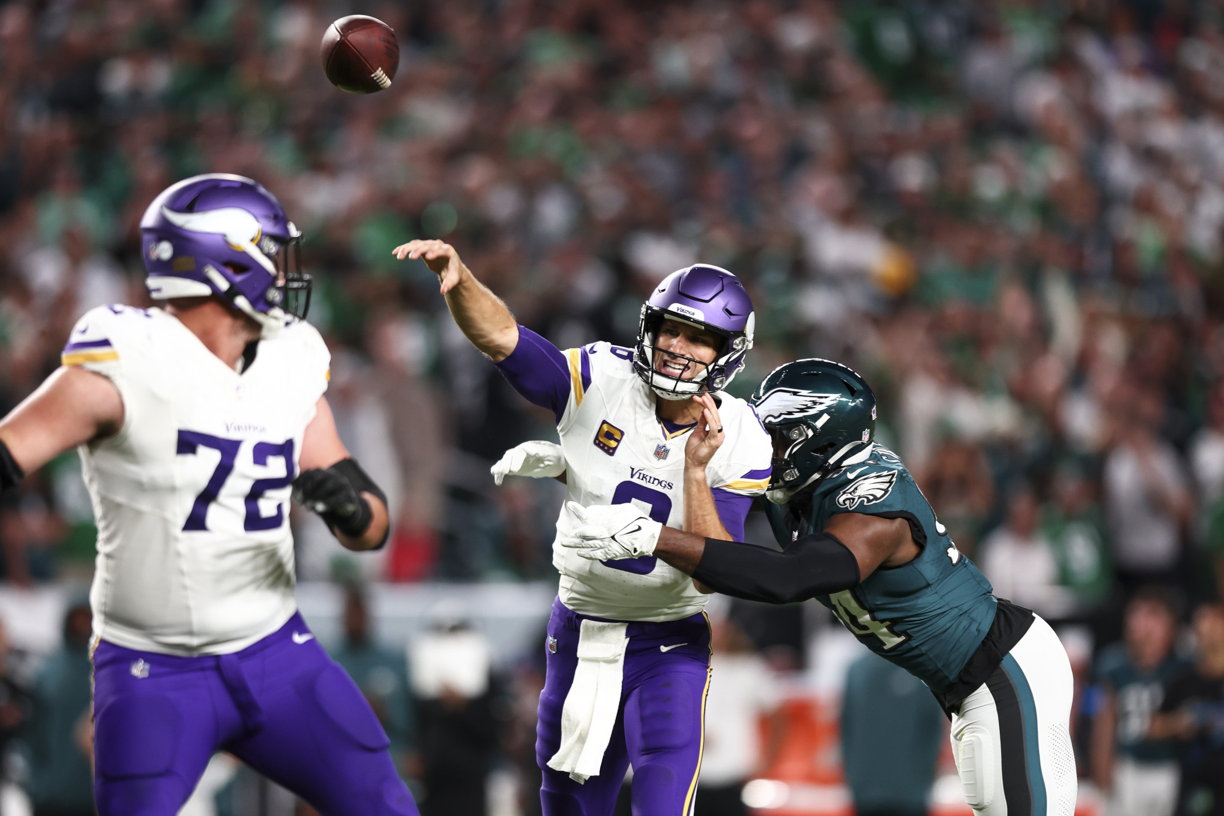 Minnesota Vikings offensive line is protecting Kirk Cousins 