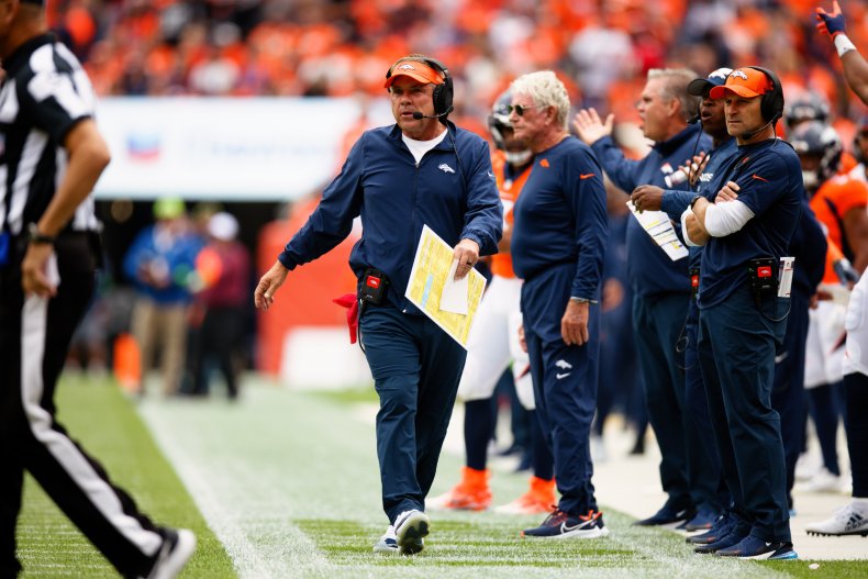 Denver Broncos coach Sean Payton