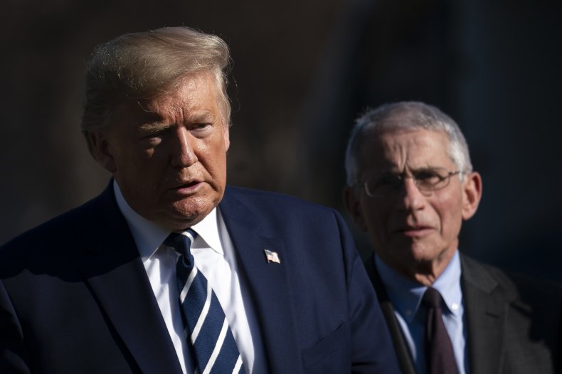 Donald Trump and Anthony Fauci