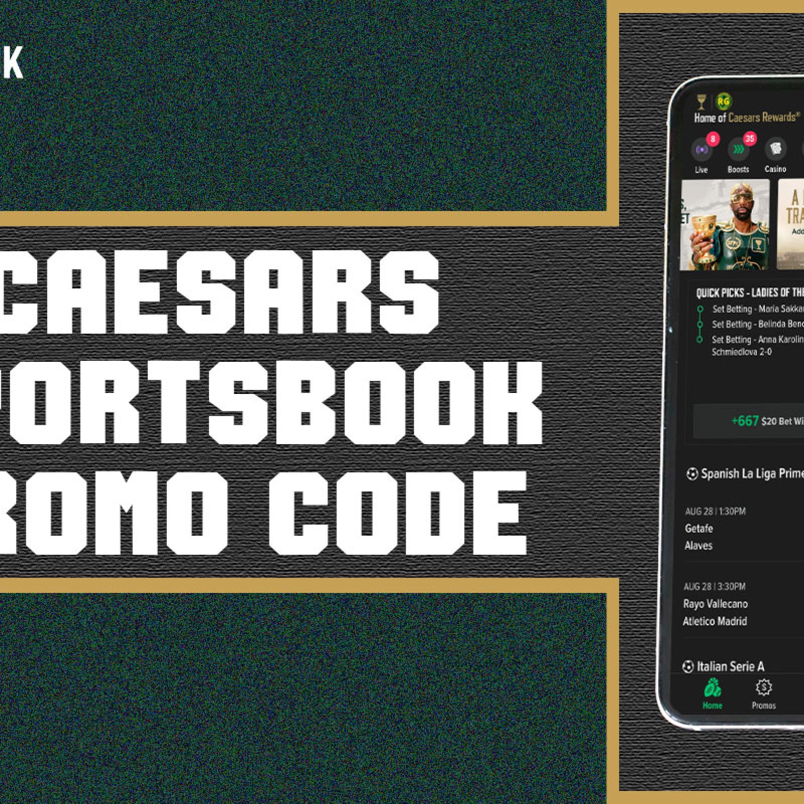 Caesars Sportsbook Promo Code for NFL Week 2: Bet $50, Get $250 Bonus