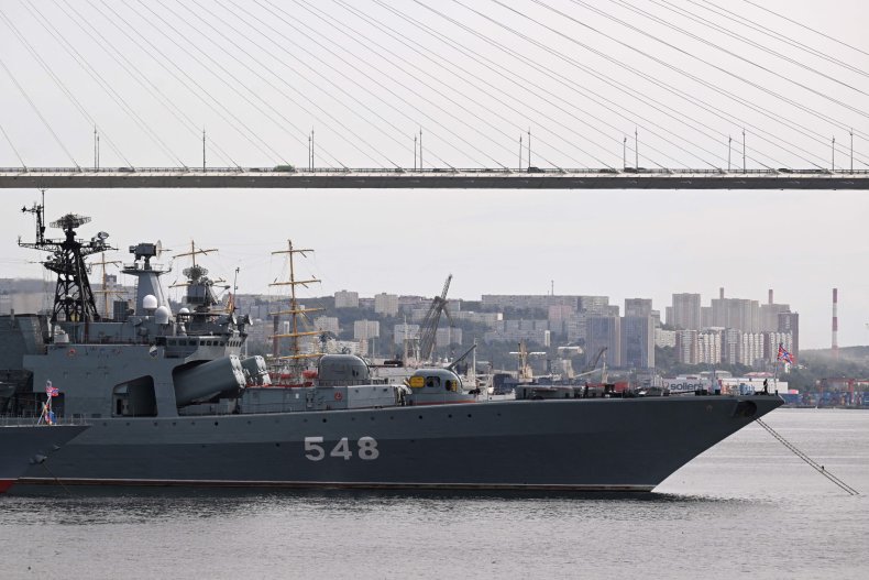 Russian warship 