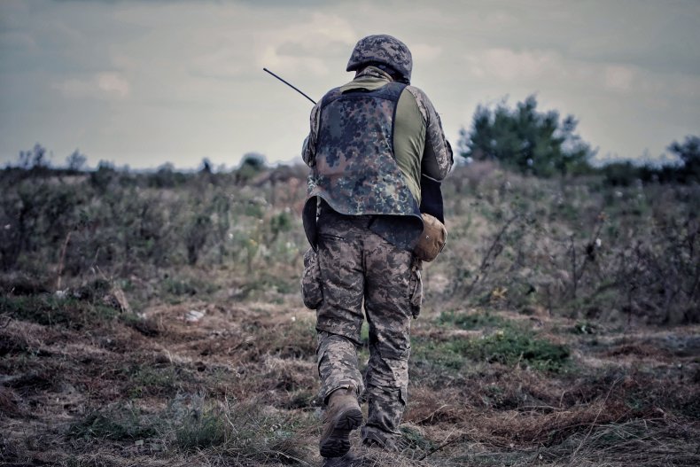 Ukrainian soldier