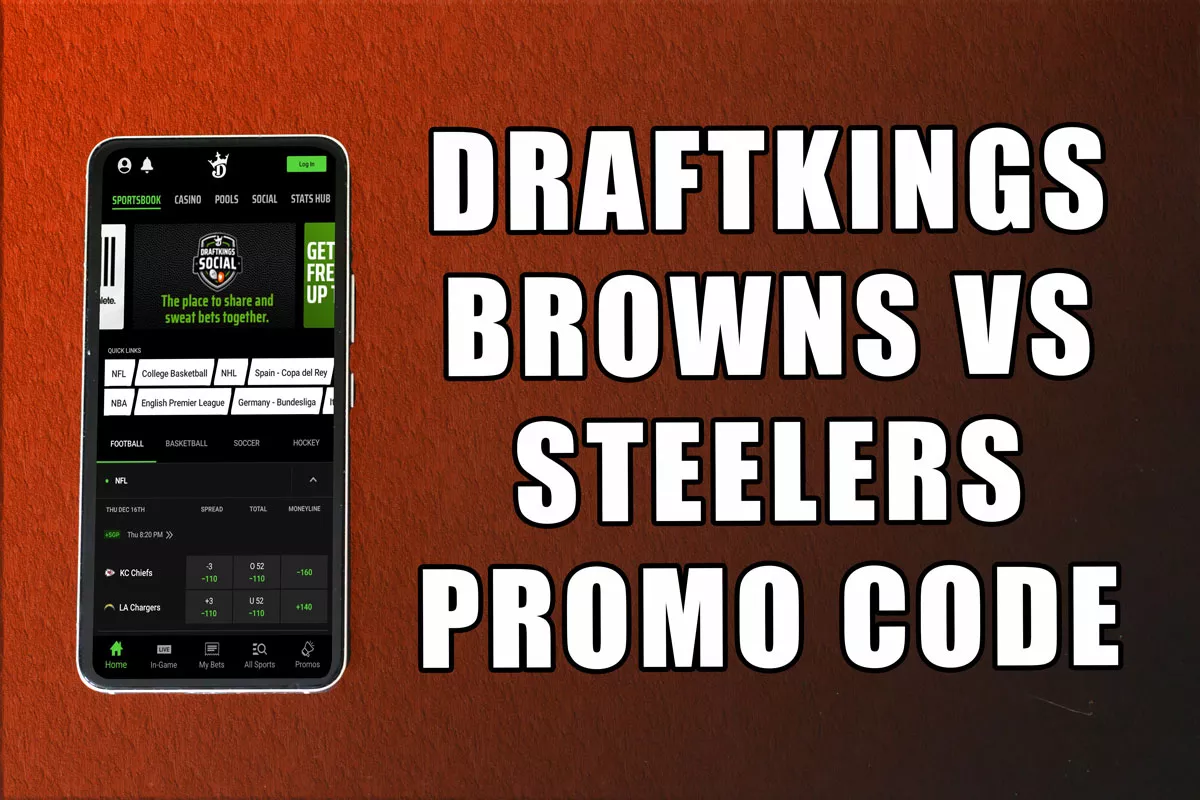 DraftKings Sportsbook Promo for MNF: Up to $350 Bonus for Browns-Steelers