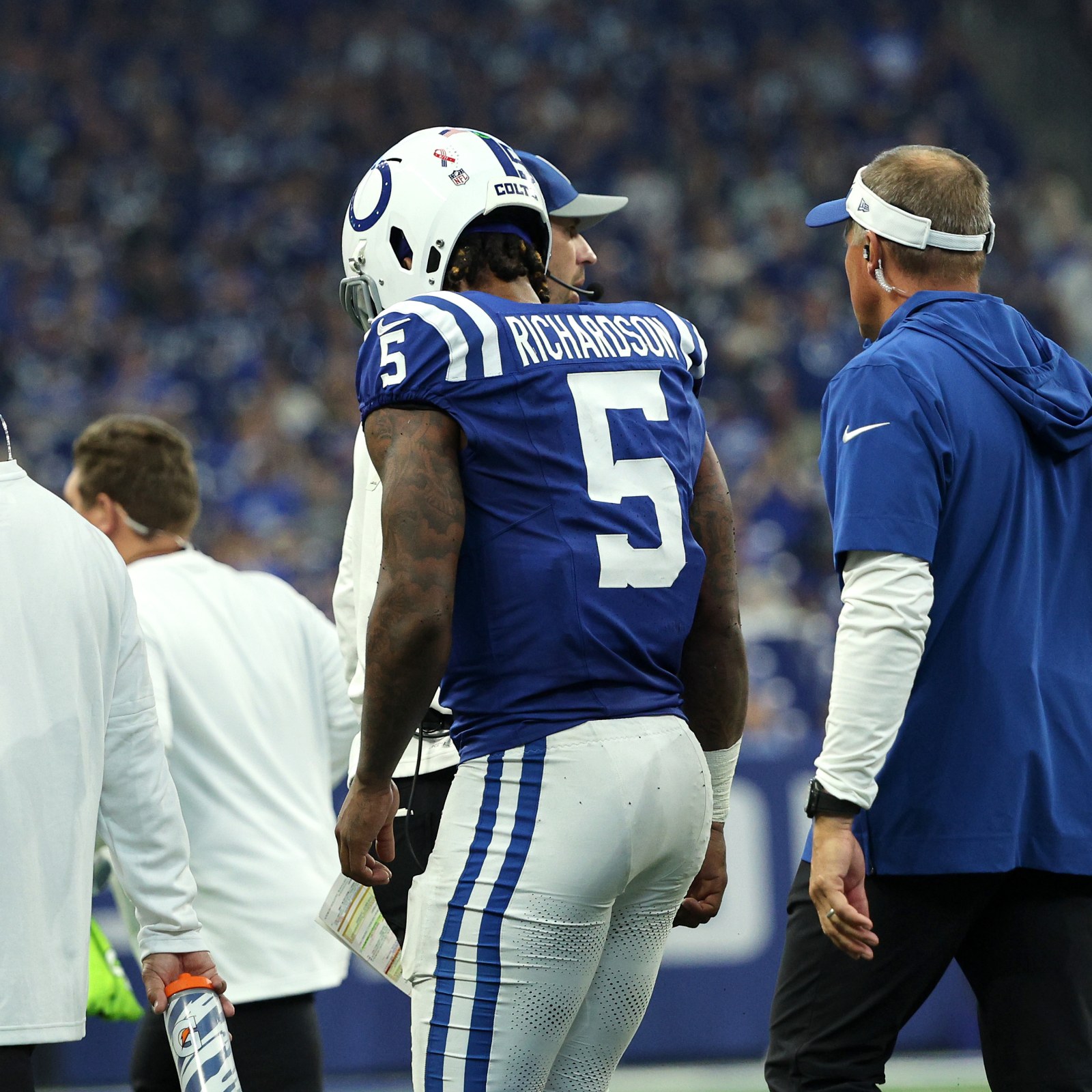 Richardson scores twice before leaving with concussion as Colts