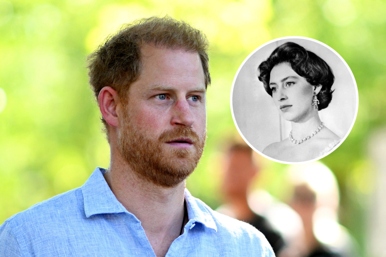 Prince Harry and Princess Margaret