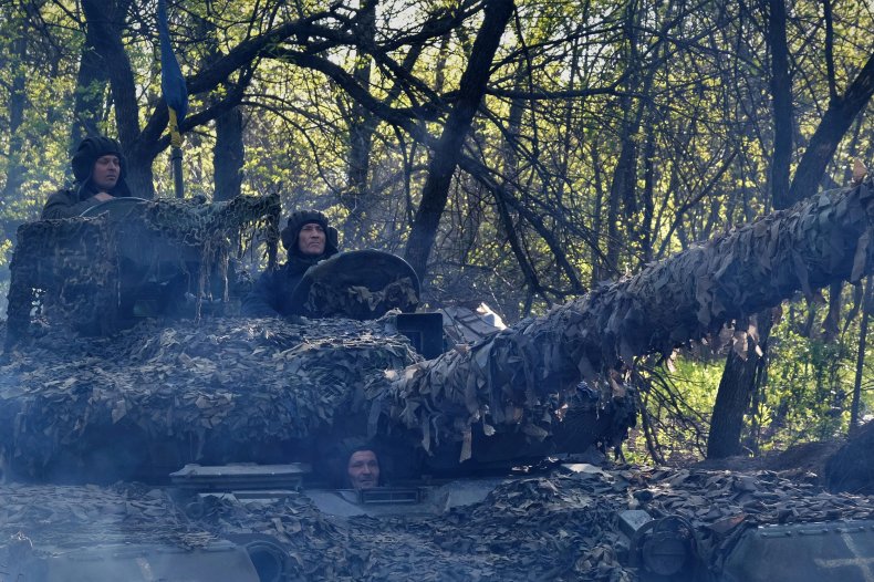 Ukrainian servicemen of the Adam tactical group