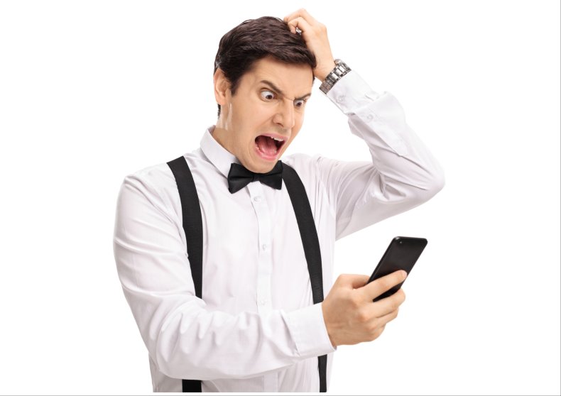 Stock Photo - Angry groom