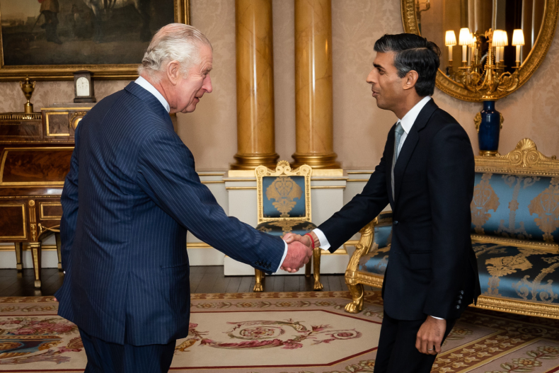 King Charles III and Rishi Sunak